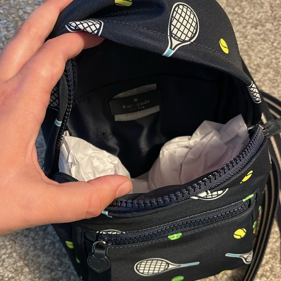 BRAND NEW, Tennis themed Kate Spade small backpack - Picture 5 of 9